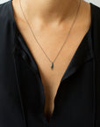  pavé shard necklace