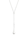 sterling silver teardrop necklace