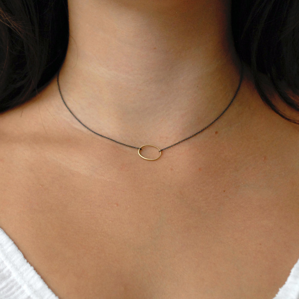  small &quot;o&quot; necklace