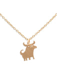 ox / 14k gold/14k gold chinese zodiac charms