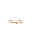 dot / 18k rose gold / 5 tiny totem stacking rings