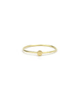 dot / 18k yellow gold / 5 tiny totem stacking rings