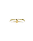 grain / 18k yellow gold / 5 tiny totem stacking rings