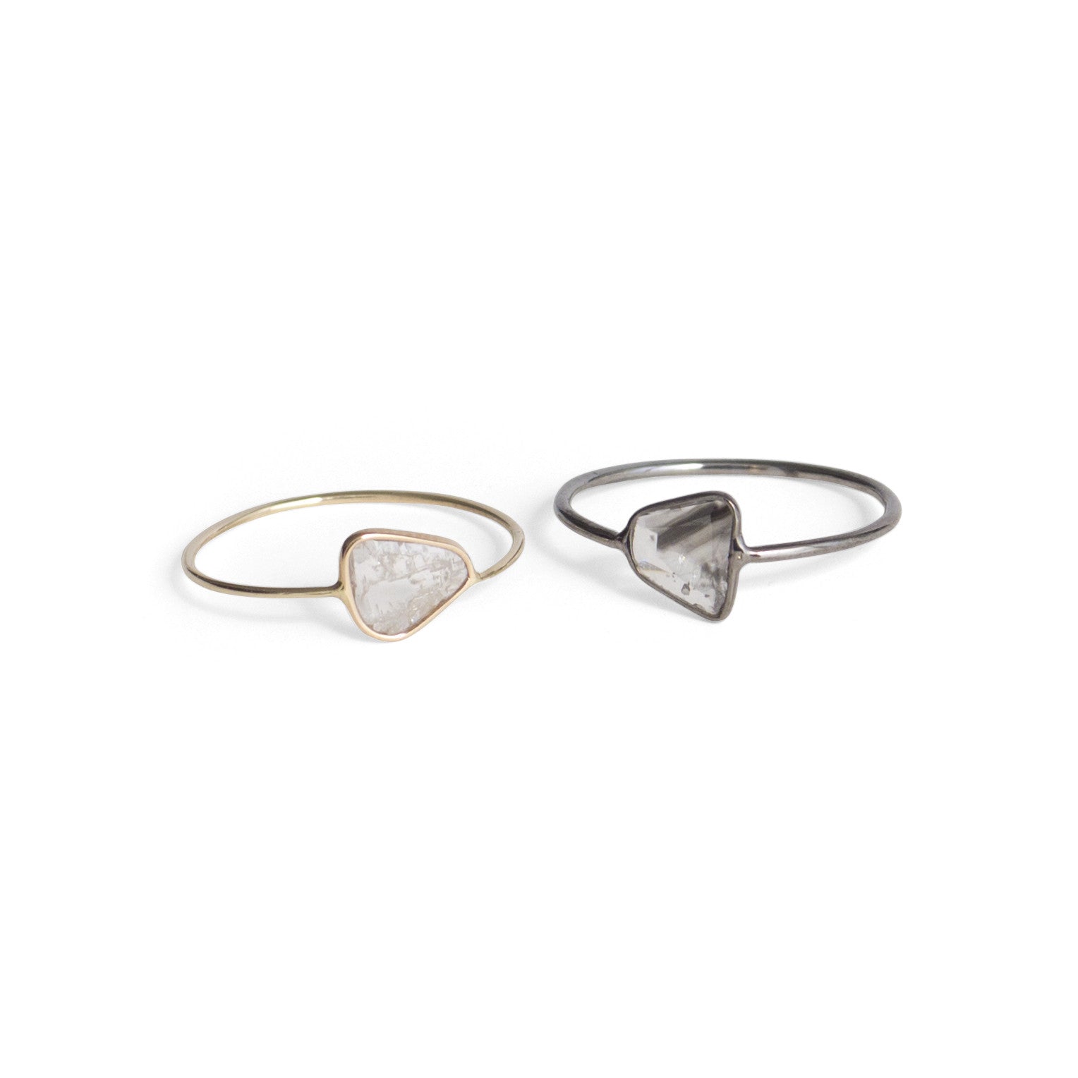 simple diamond slice ring