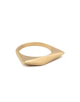 14k yellow gold / 6 peak ring