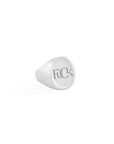 sterling silver / small / Fuck signet ring