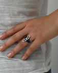 arabesque cocktail ring