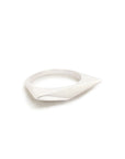 sterling silver / 6 peak ring