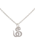 snake / silver/silver chinese zodiac charms