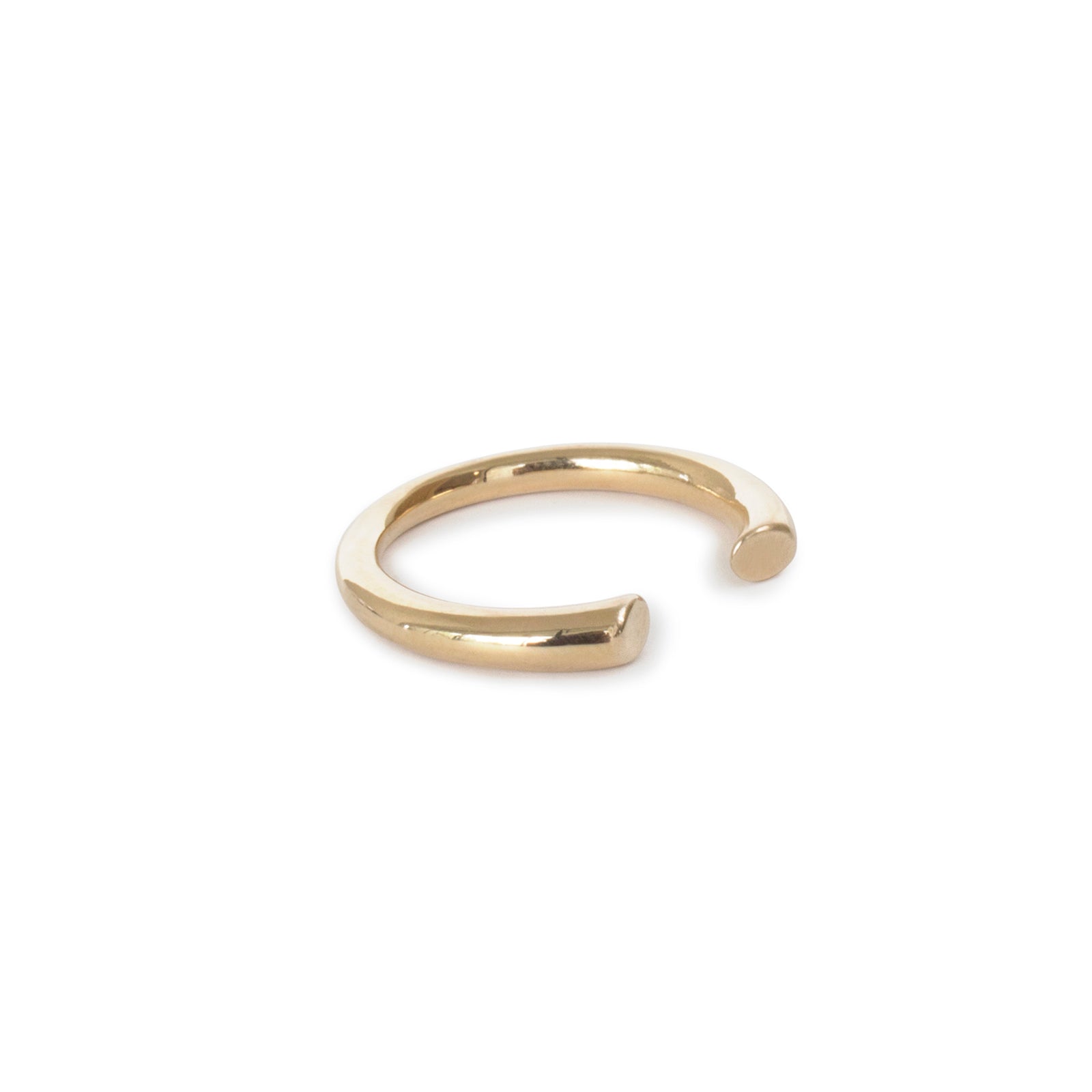 bronze / thick arpent stacking rings