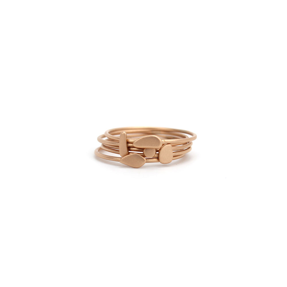  tiny totem stacking rings