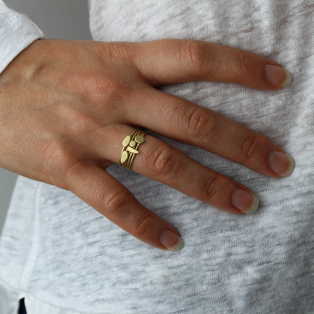 tiny totem stacking rings