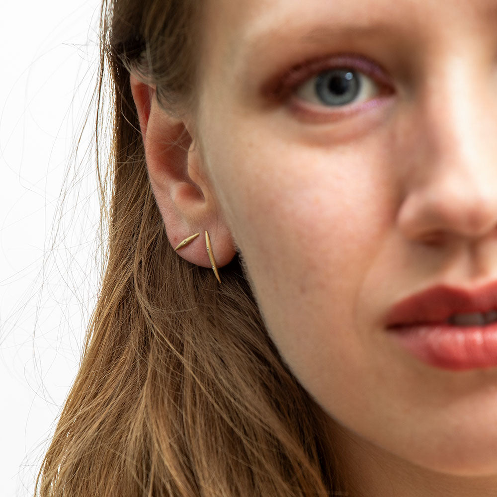 diamond quill studs