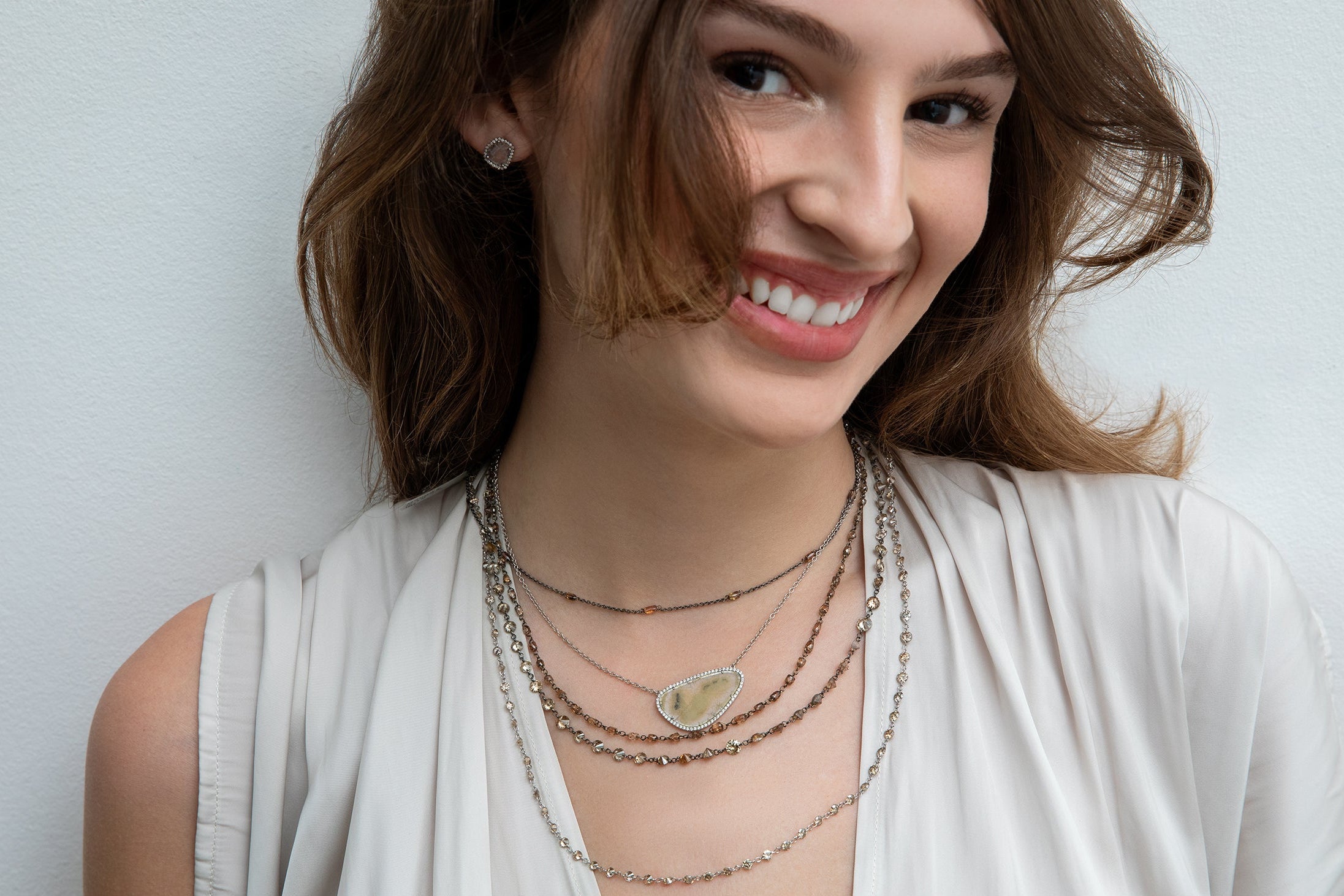 faceted link chain – Marion Cage