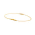 raw gold id bracelet