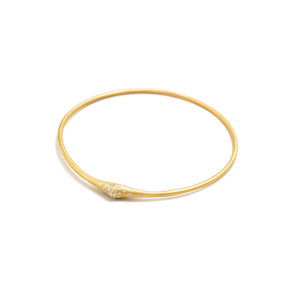 diamond swell bangle