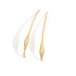 diamond swallow hoop earrings