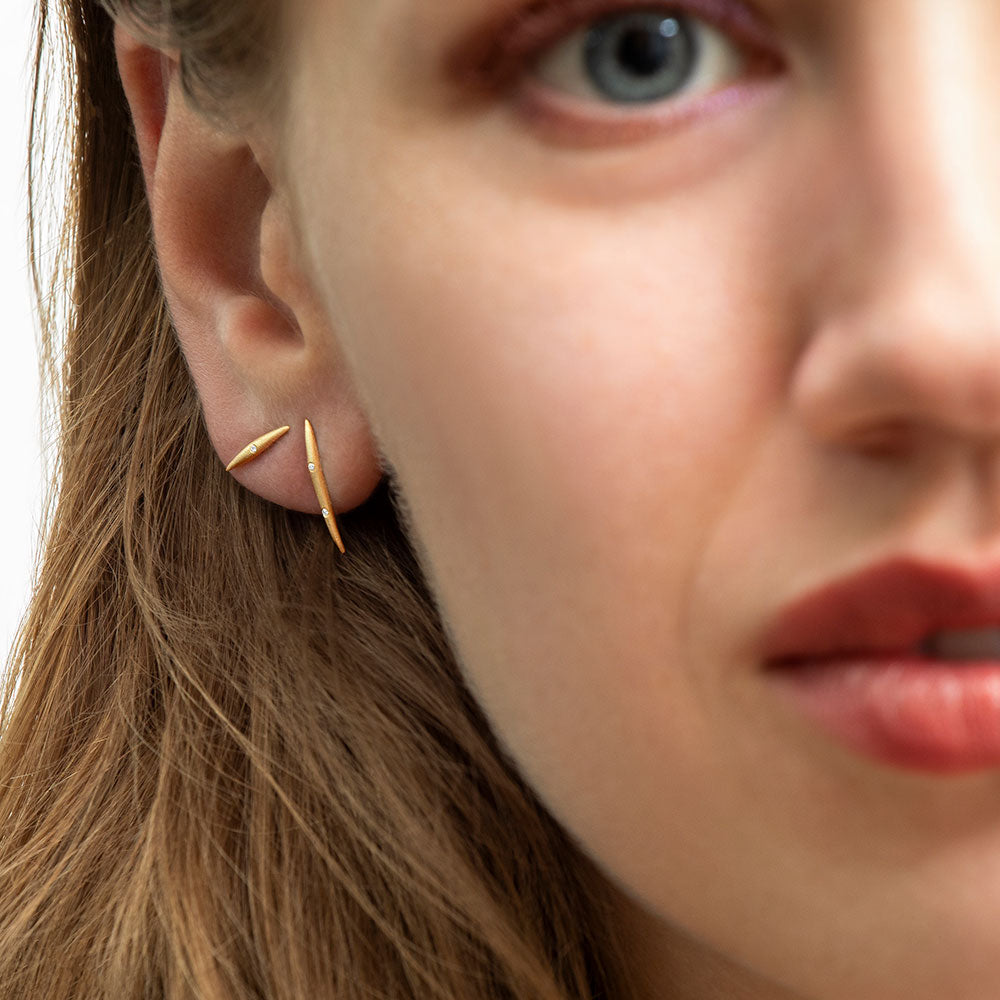 diamond quill studs