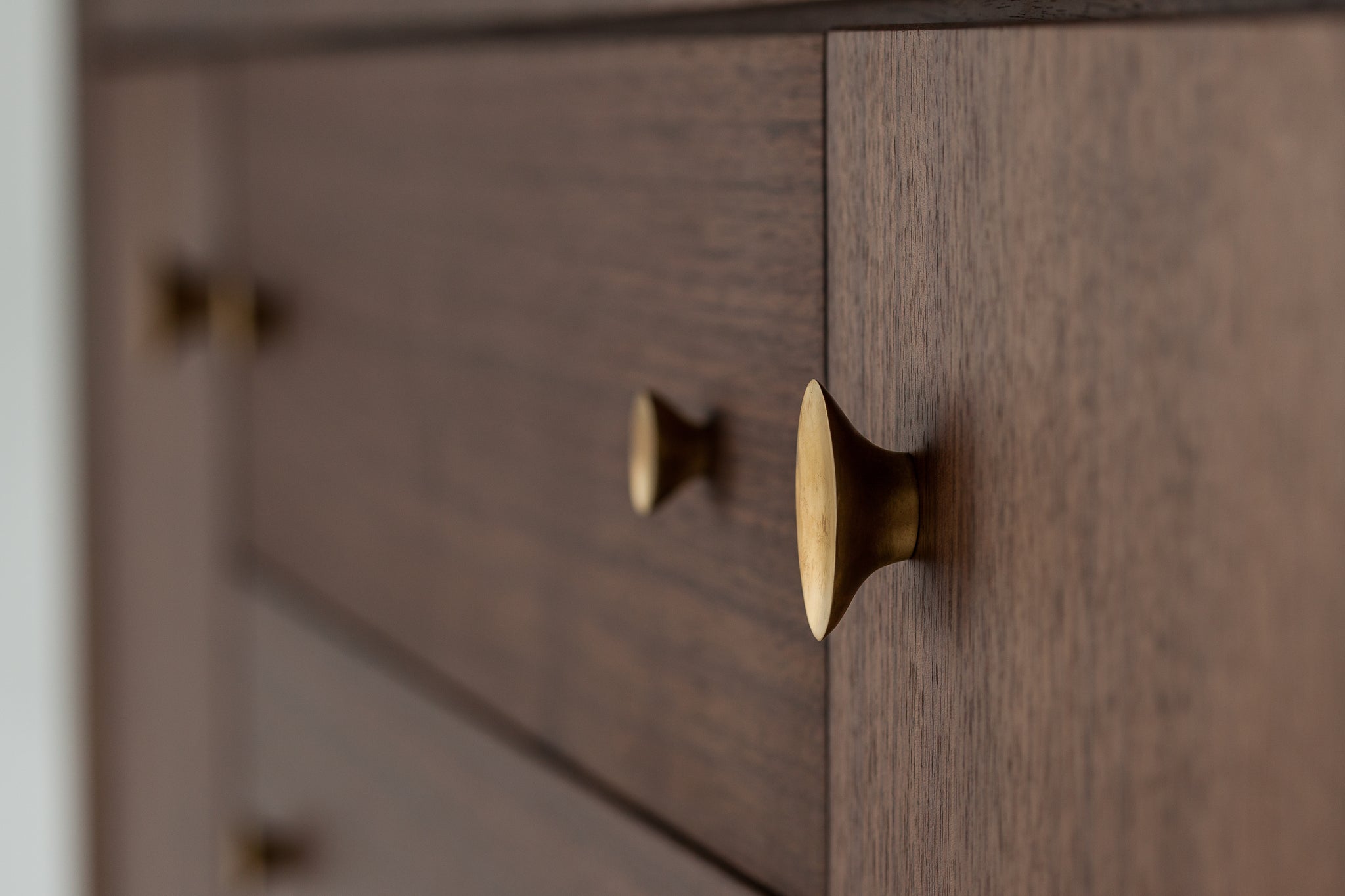 detail of cabinetry hardware 
