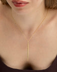 diamond quill pendant