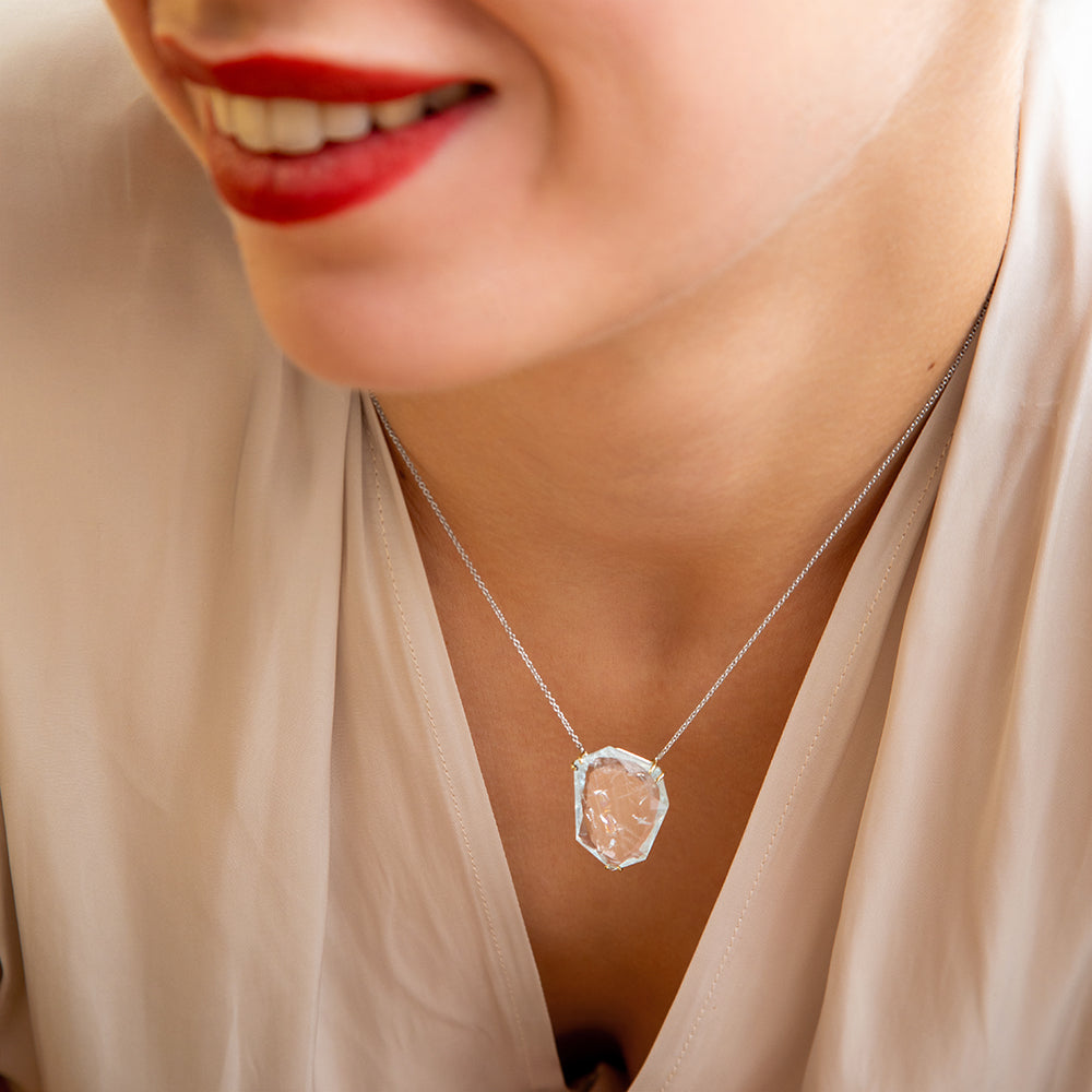  aquamarine pendant