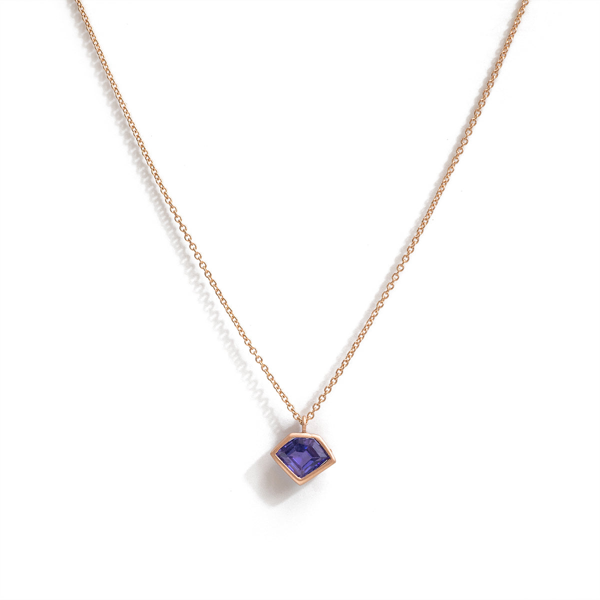  geo tanzanite necklace