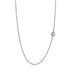  simple white diamond necklace