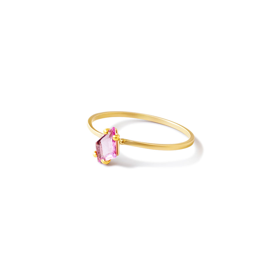 0.22ct portrait-cut spinel stacking rings