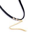 lettres pendant Z with white diamonds
