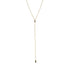  diamond briolette plunge necklace