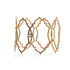 14k yellow gold cadre link bracelet
