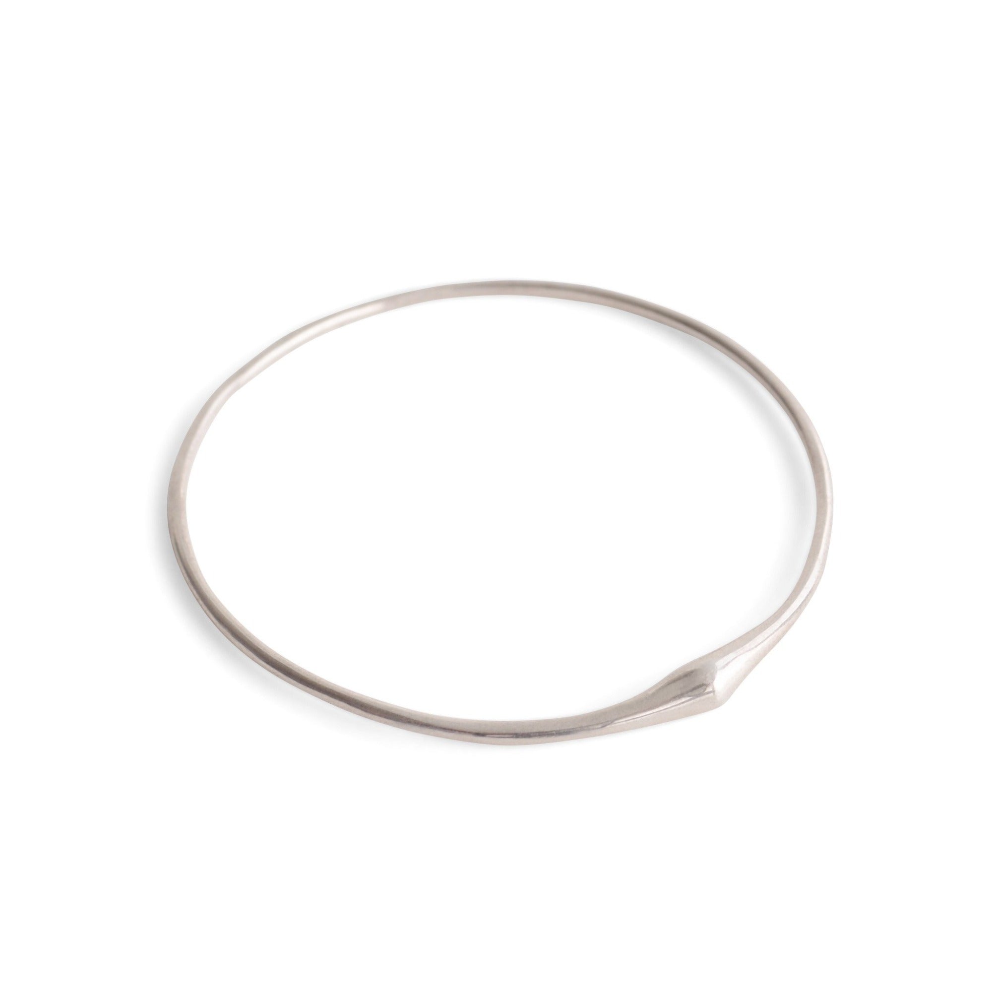 sterling silver swell bangle