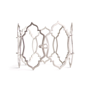 sterling silver cadre link bracelet