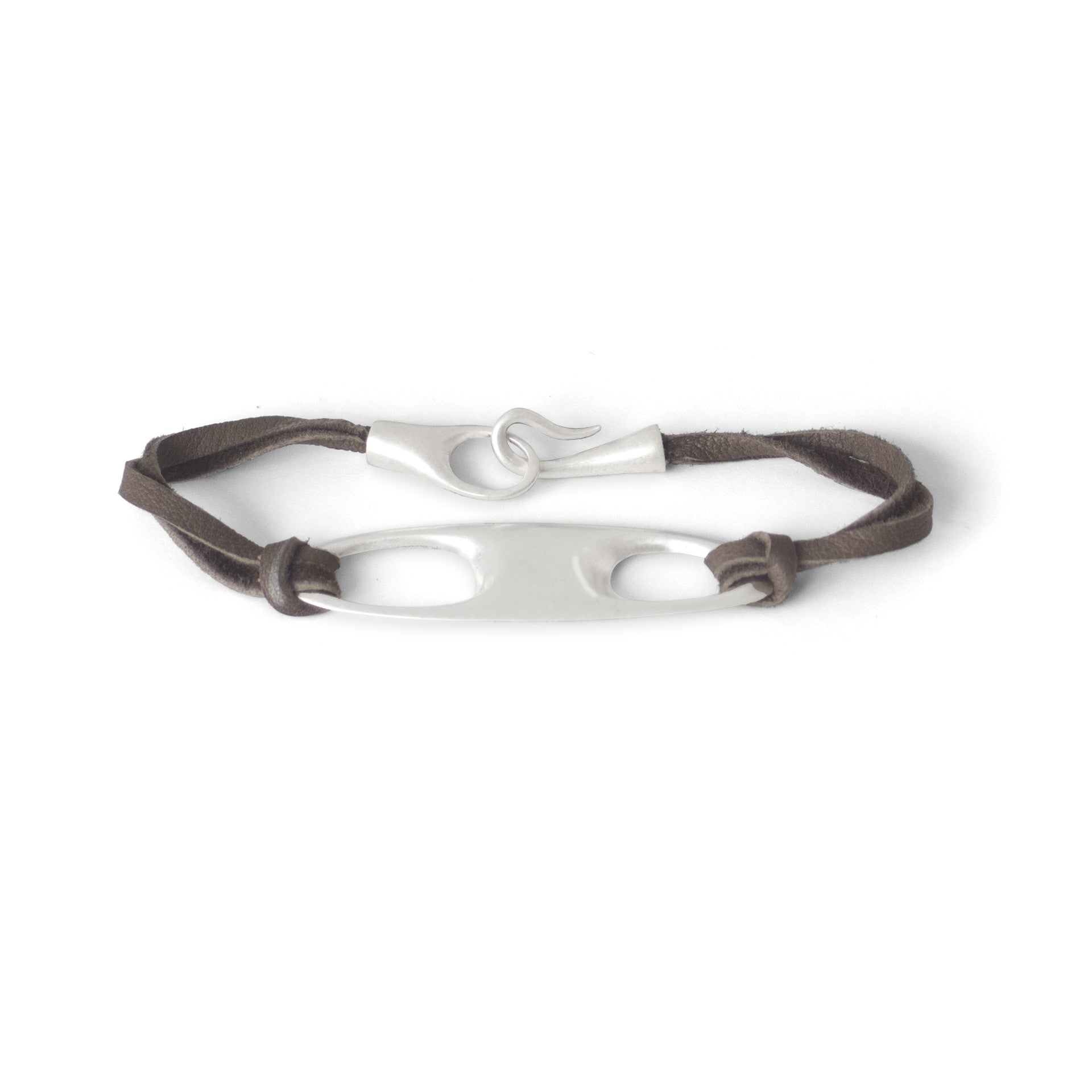 sterling silver double void id bracelet