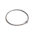 sterling silver plated in black rhodium swell bangle