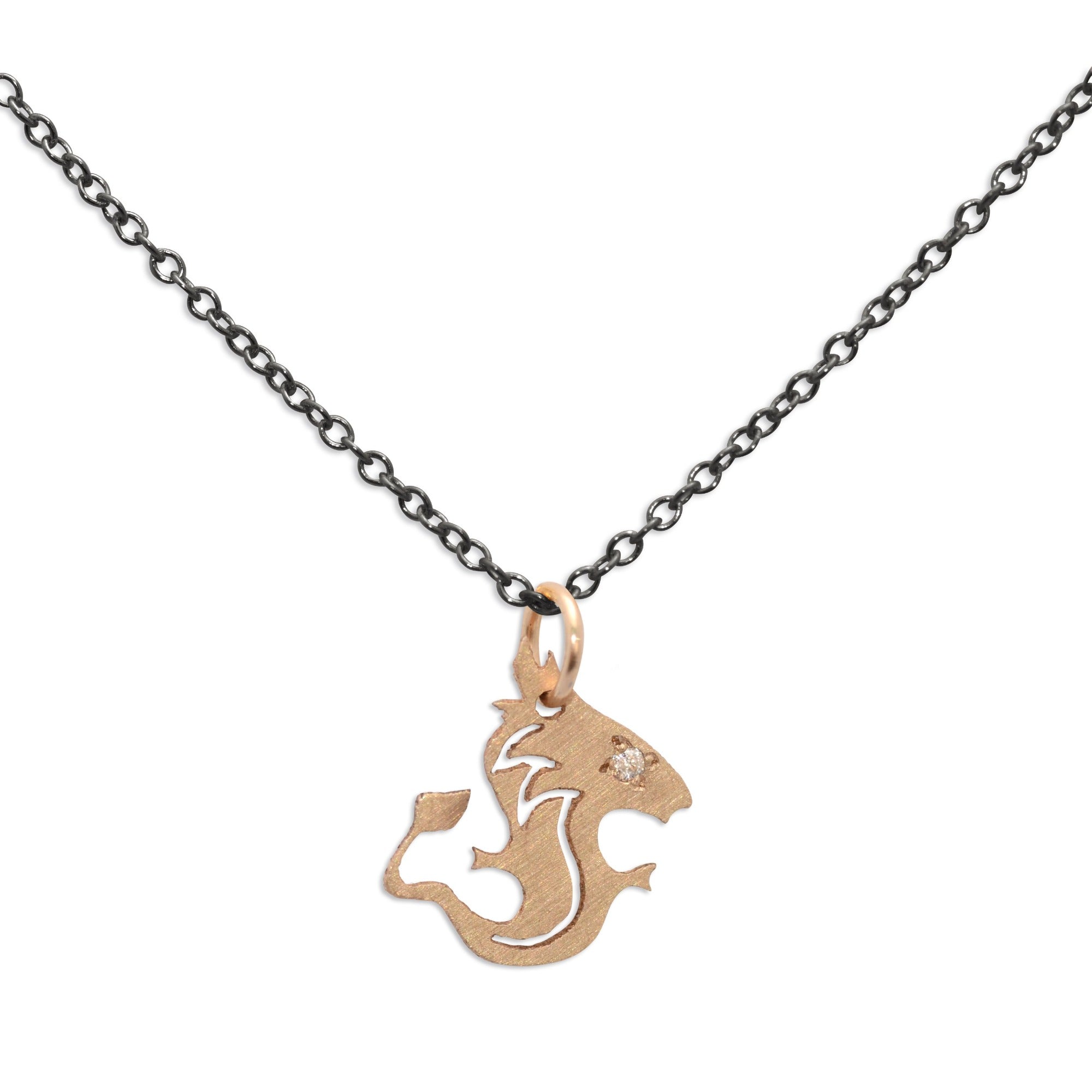 dragon / 14k gold / oxidized silver chinese zodiac charms