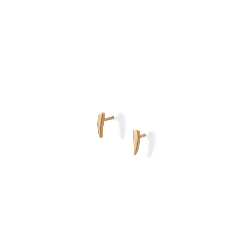 18k rose gold / 3224 tiny totem studs