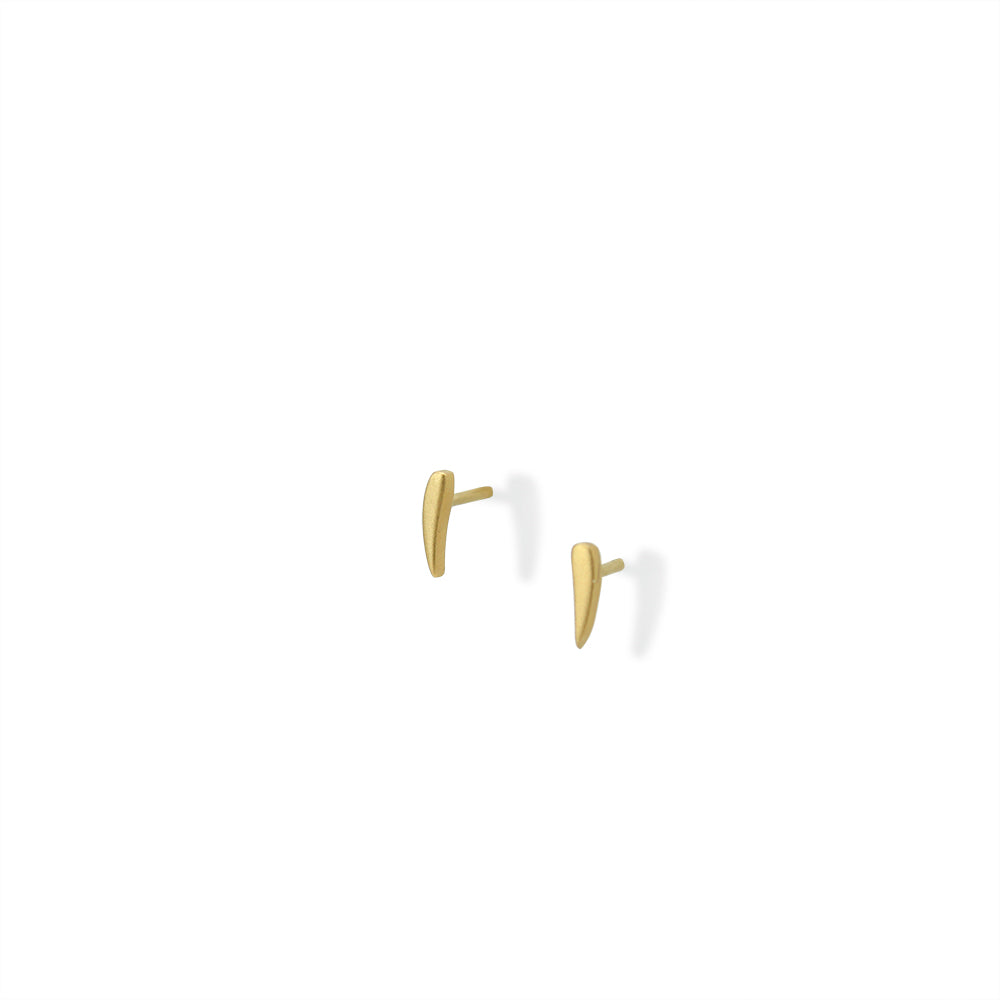 18k yellow gold / 3224 tiny totem studs
