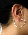  drawn hoop earrings