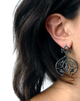  arabesque dangle earrings