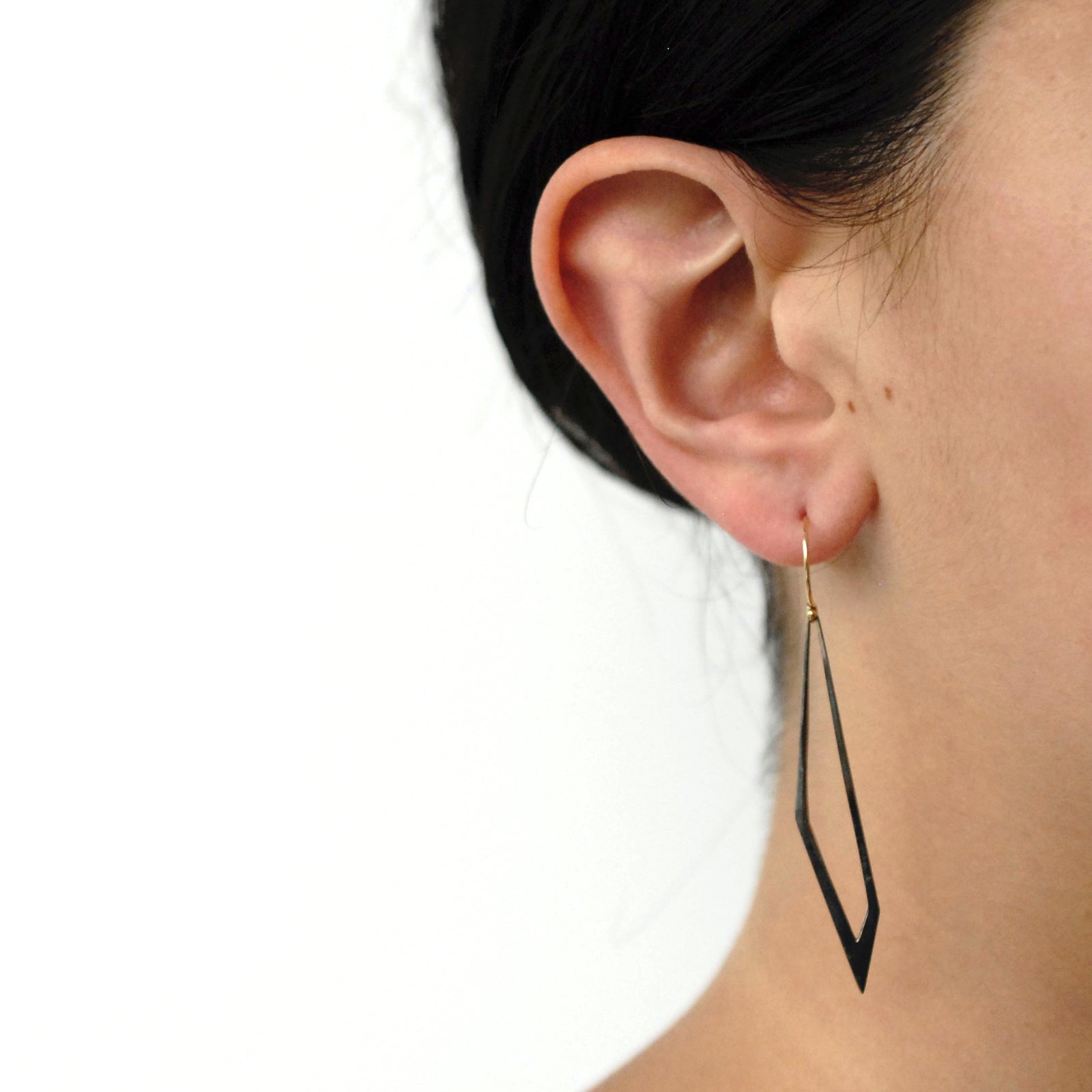  hedron dangle earrings