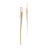 long sliver earrings