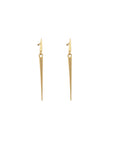 18k yellow gold / medium mirror point dangle earrings