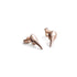 14k rose gold talon studs