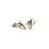 14k yellow gold talon studs
