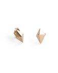 14k yellow gold lis studs