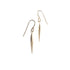 14k yellow gold - small swell dangle earrings