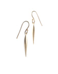 14k yellow gold - small swell dangle earrings