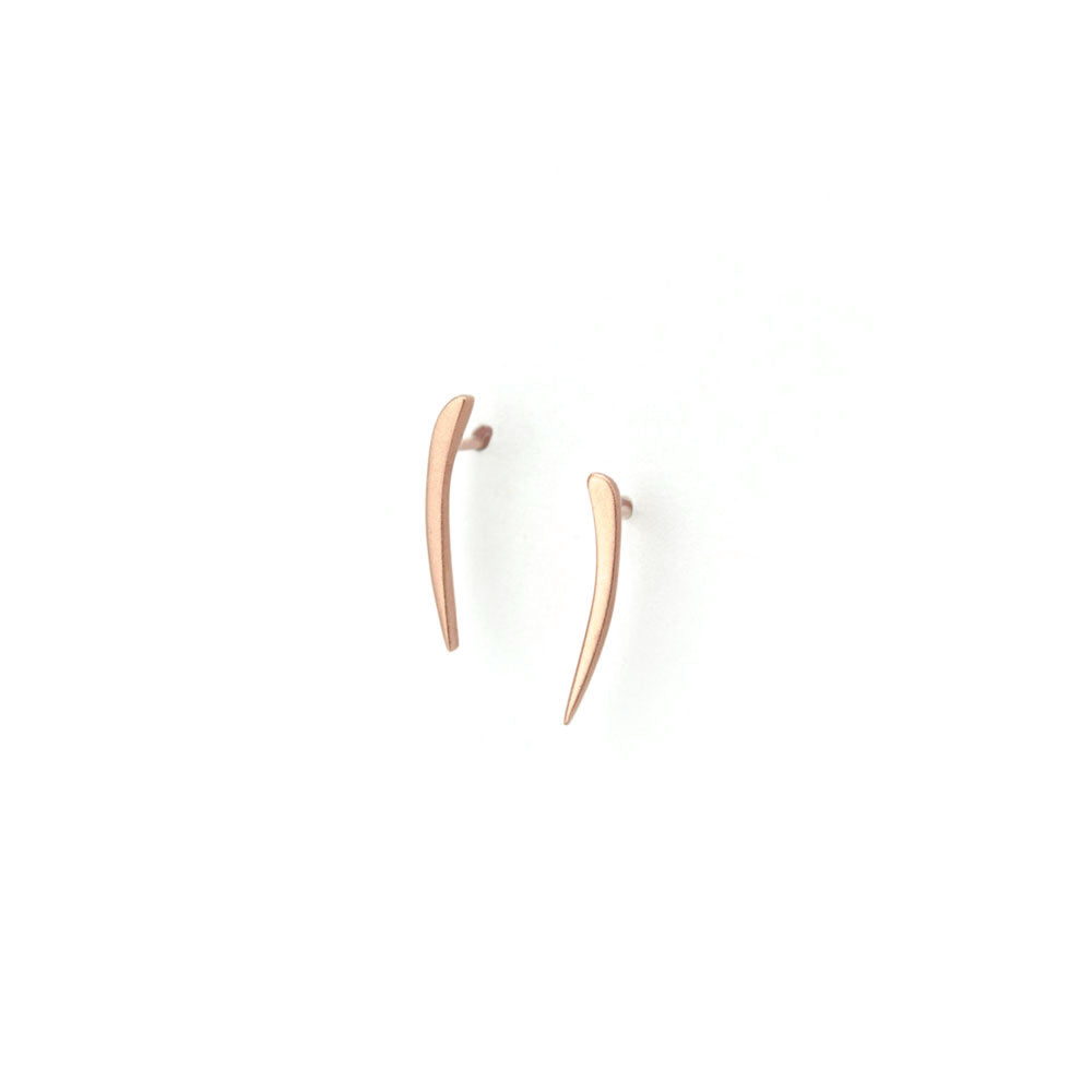 18k rose gold / 3225 tiny totem studs