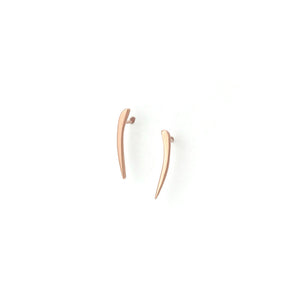 18k rose gold / 3225 tiny totem studs